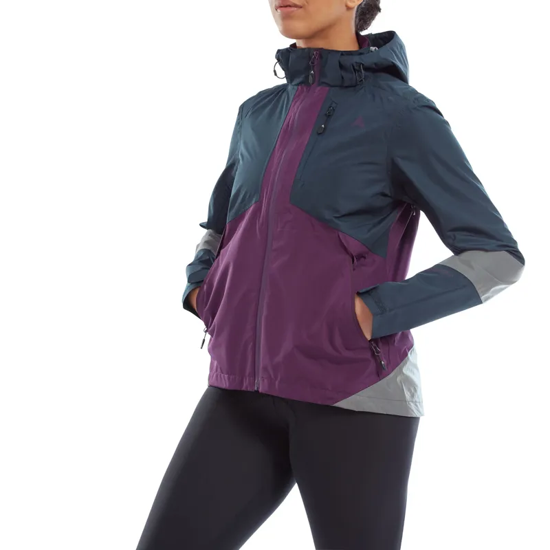 Altura Nightvision Typhoon Waterproof Women's Jacket - Navy/Purple-2