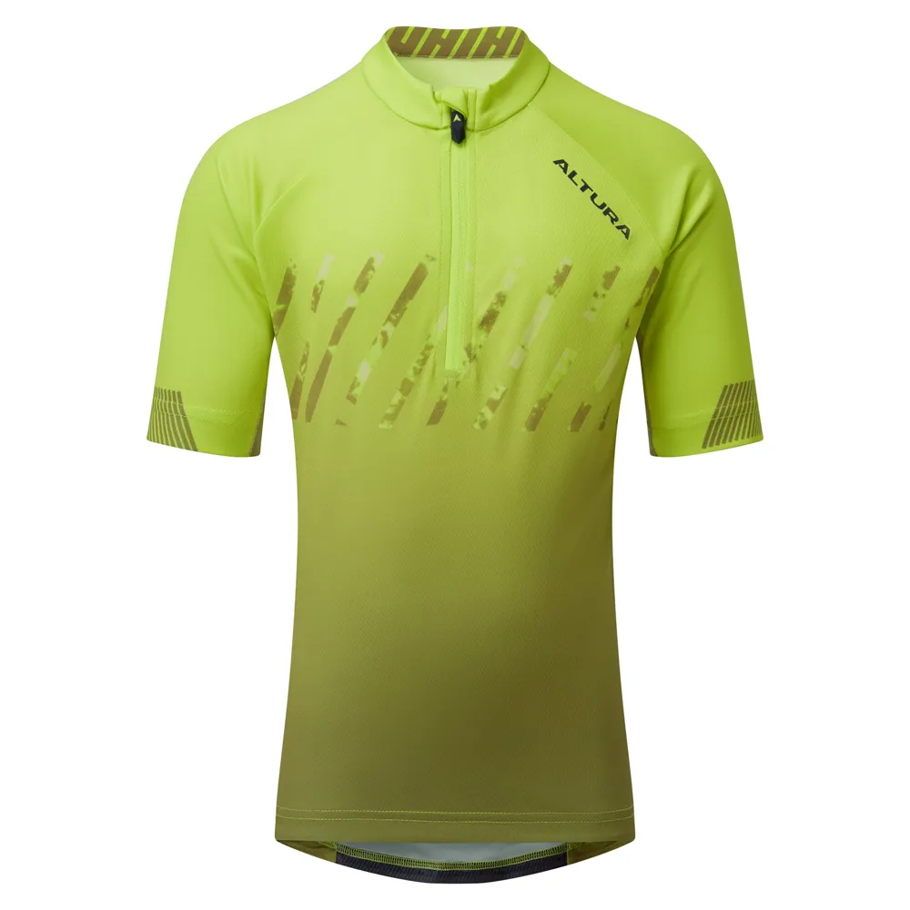 uPRISE Bikes Altura Airstream Kids Short Sleeve Jersey - Lime | Price match, 365 day return s, 18-Month Warranty, Finance Available & Free UK Delivery