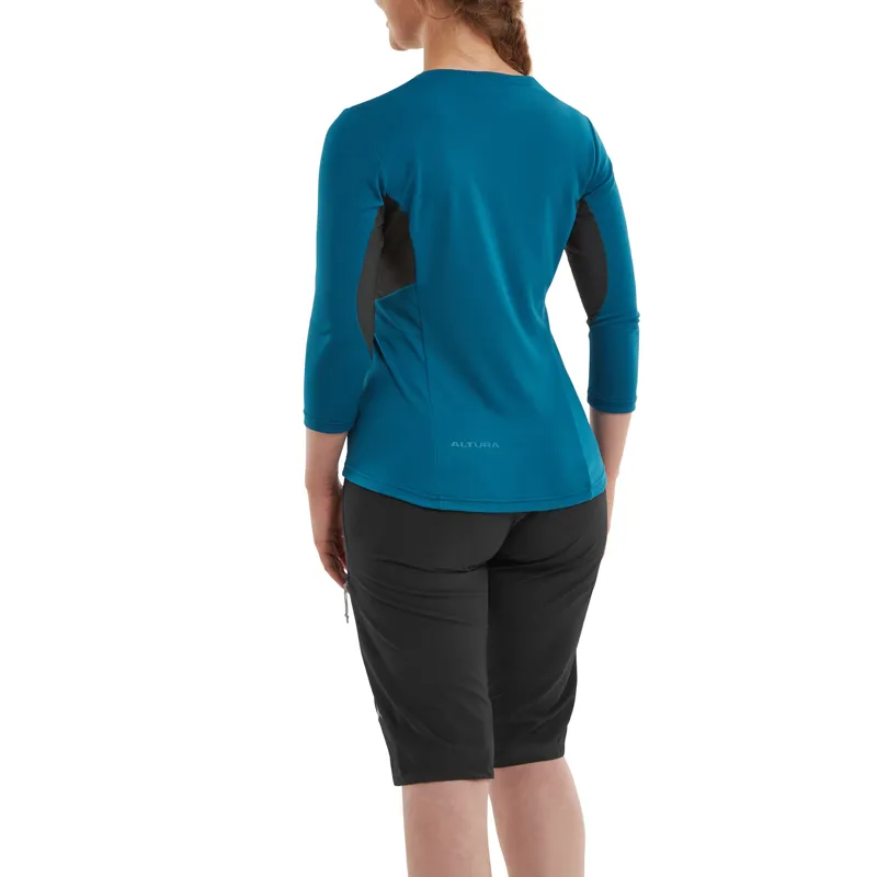 Altura Kielder Lightweight Women's 3/4 Sleeve Jersey -Blue-2
