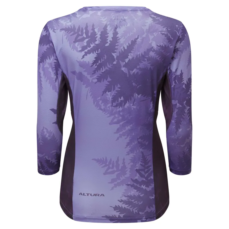 Altura Kielder Lightweight Women's 3/4 Sleeve Jersey - Lilac-4