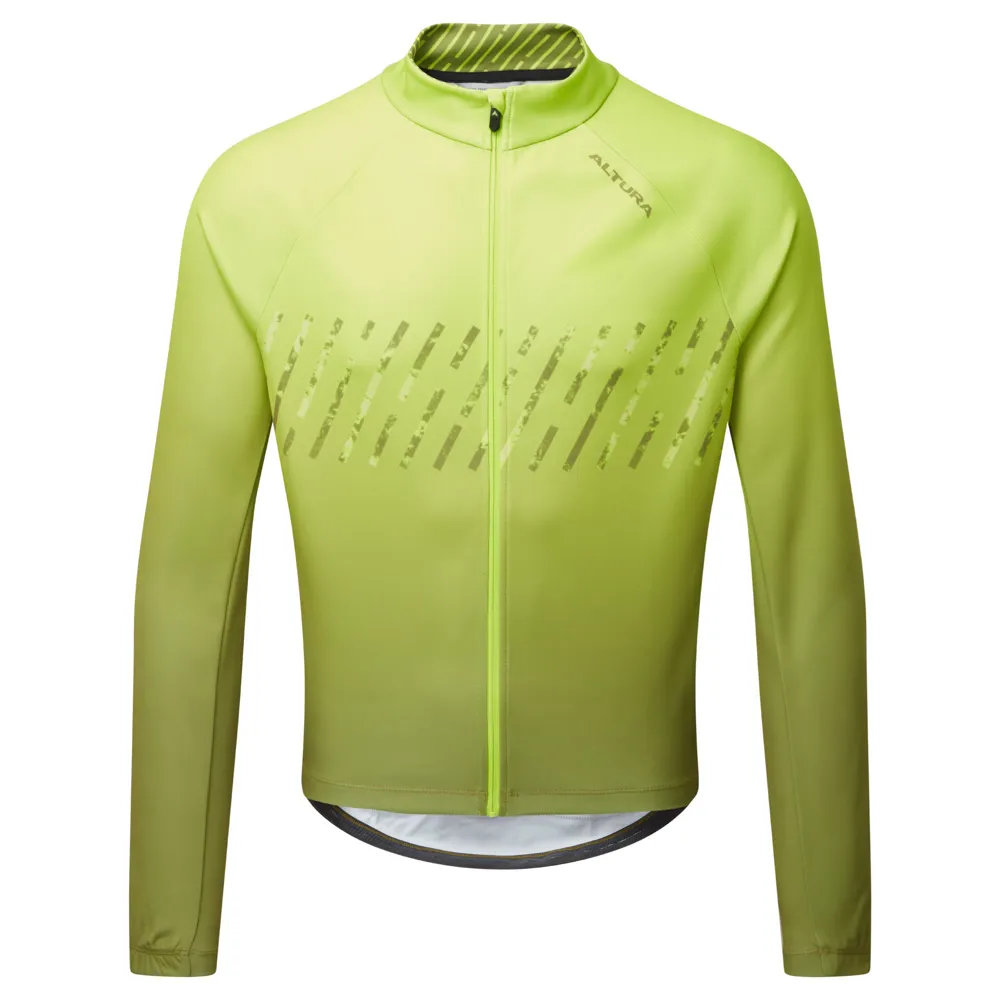 uPRISE Bikes Altura Airstream Men's Long Sleeve Jersey - Lime | Price match, 365 day return s, 18-Month Warranty, Finance Available & Free UK Delivery