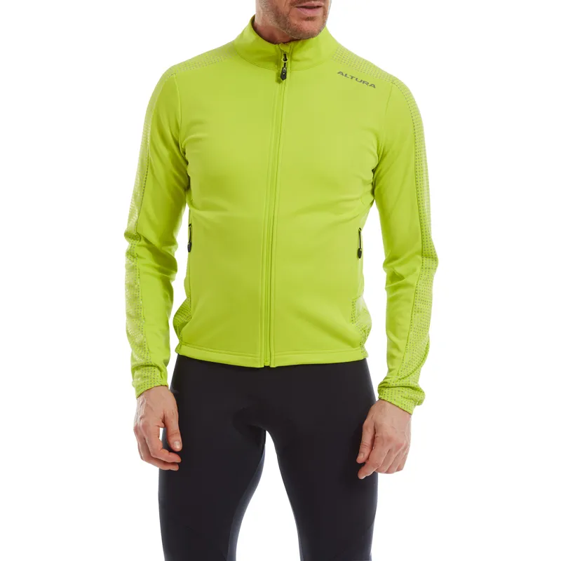 Altura Nightvision Men's Long Sleeve Jersey - Lime-2