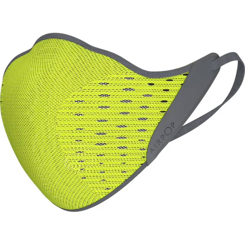 AirPop Active Face Mask - Yellow/Black-1