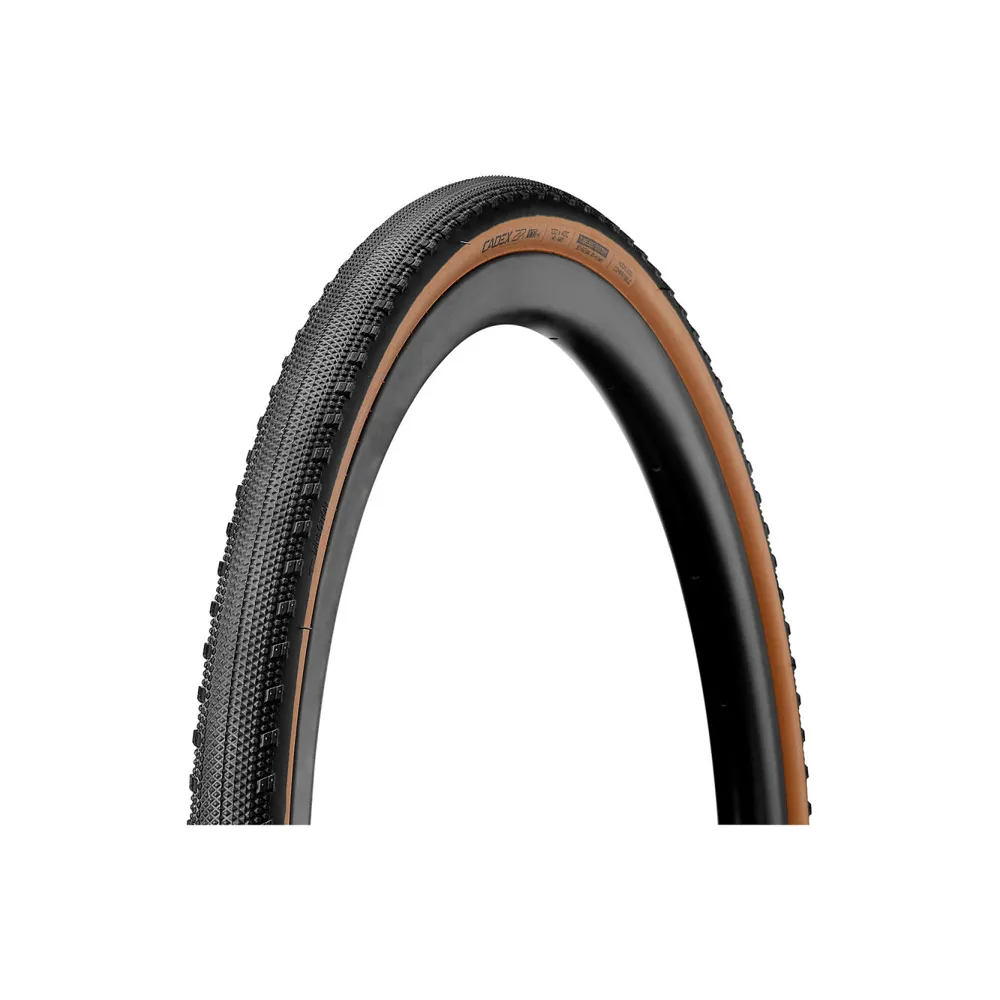 uPRISE Bikes Cadex AR Tubeless Gravel Bike Tyre - Black/Tan - 700x40c | Price match, 365 day return s, 18-Month Warranty, Finance Available & Free UK Delivery