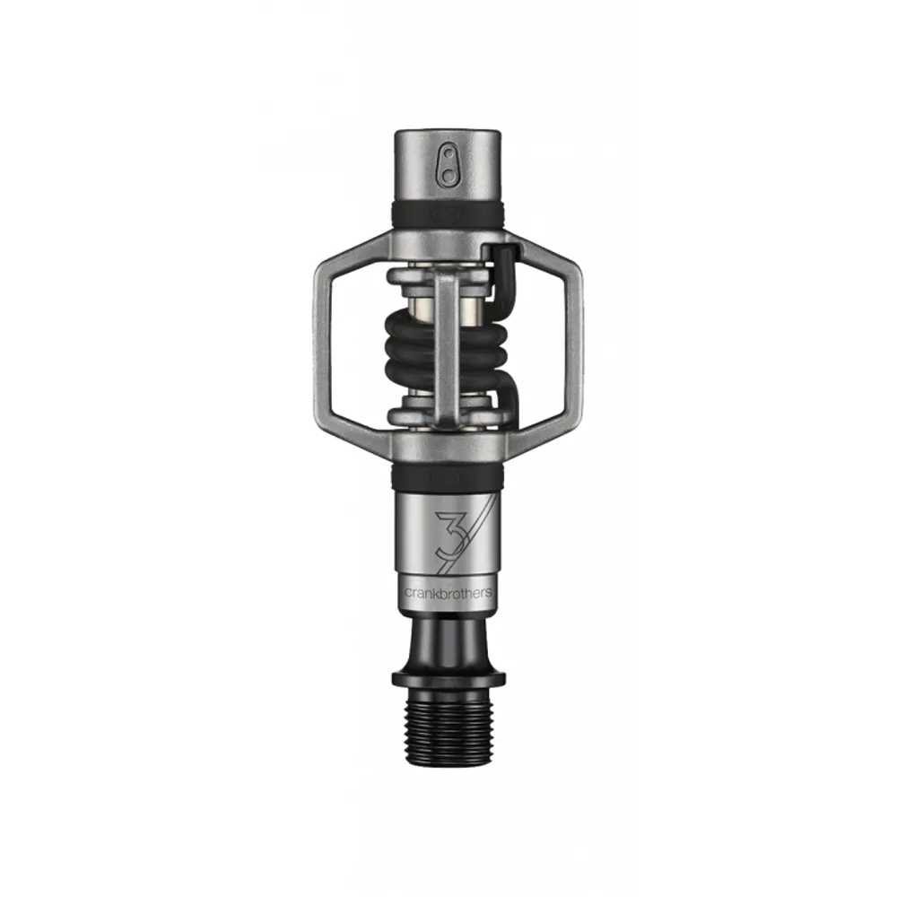 uPRISE Bikes Crank Brothers Eggbeater 3 Clipless MTB Pedals - Silver/Black | Price match, 365 day return s, 18-Month Warranty, Finance Available & Free UK Delivery