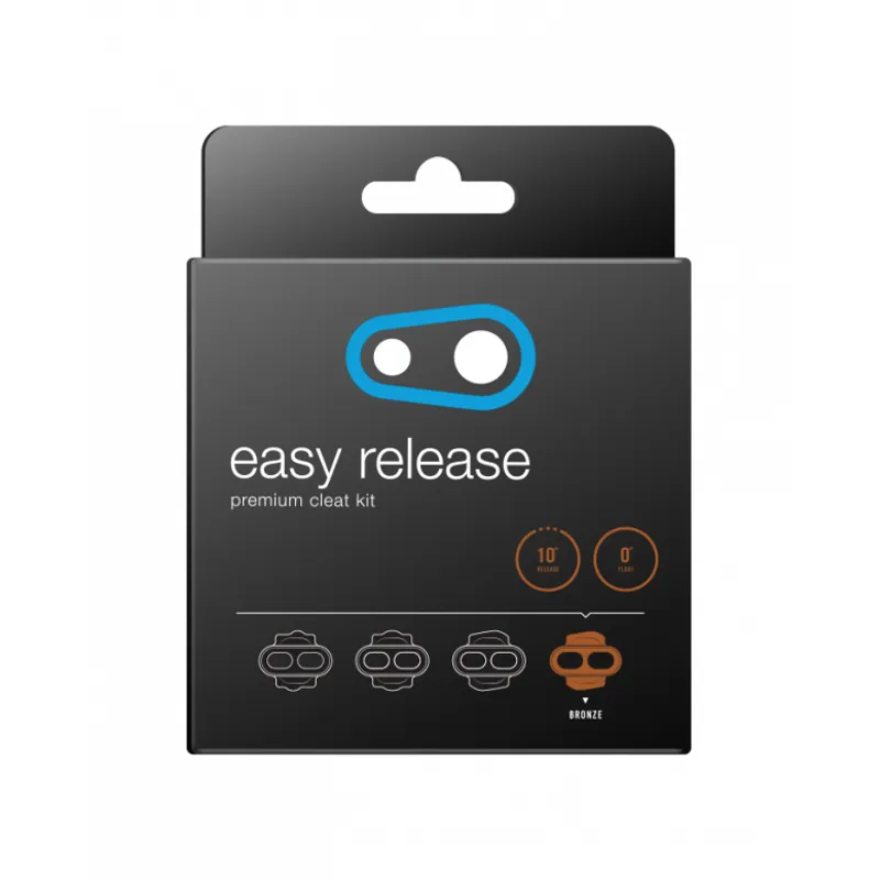Crank Brothers Easy Release Cleats - 0 Degree float - Brass-1