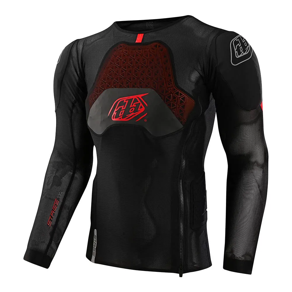 uPRISE Bikes Troy Lee Designs Stage Ghost D30 Men's Long Sleeve Base Layer - Black | Price match, 365 day return s, 18-Month Warranty, Finance Available & Free UK Delivery