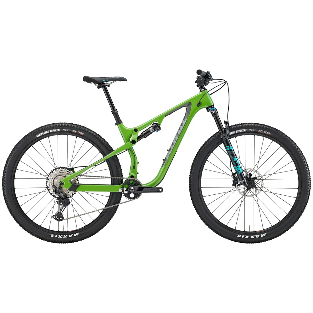 uPRISE Bikes Kona Hei Hei CR 29er 2025 Full Suspension Mountain Bike - Gloss Kiwi | Price match, 365 day return s, 18-Month Warranty, Finance Available & Free UK Delivery