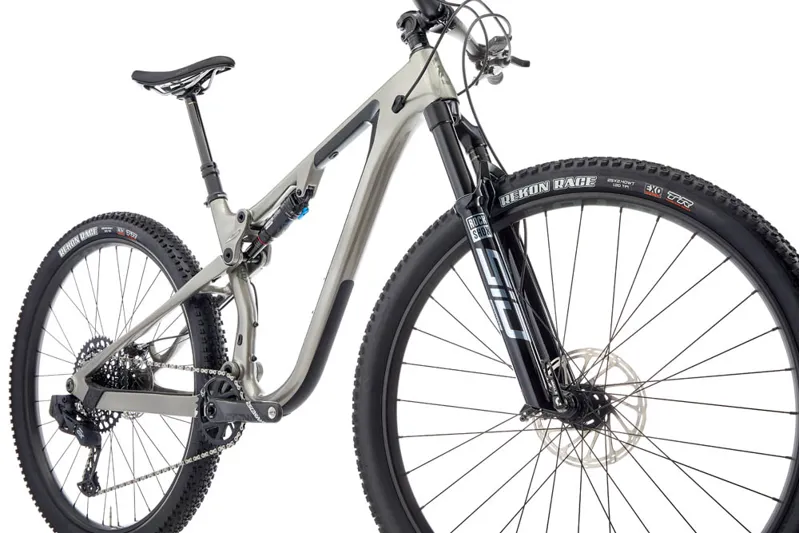 Kona Hei Hei CR/DL 29er 2024 Full Suspension Mountain Bike - Metallic Grey-13
