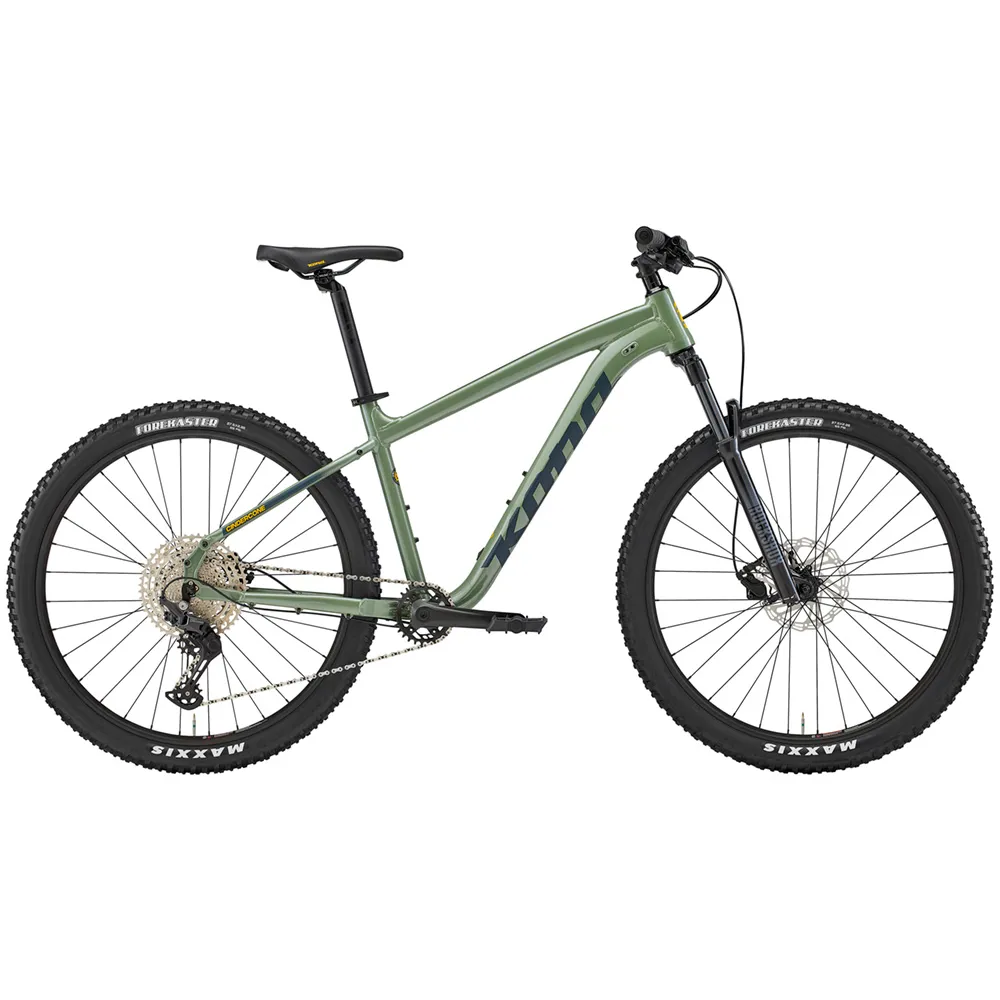 uPRISE Bikes Kona Cinder Cone 27.5 inch 2025 Hardtail Mountain Bike - Metallic Green | Price match, 365 day return s, 18-Month Warranty, Finance Available & Free UK Delivery