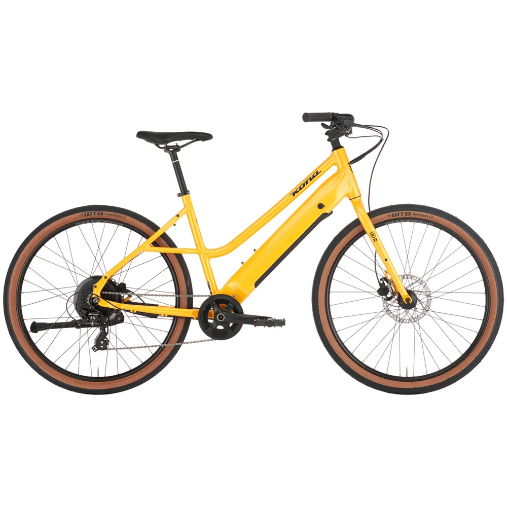 uPRISE Bikes Kona Coco HD Women's 2025 Electric Hybrid Bike - Gloss Metallic Yellow | Price match, 365 day return s, 18-Month Warranty, Finance Available & Free UK Delivery