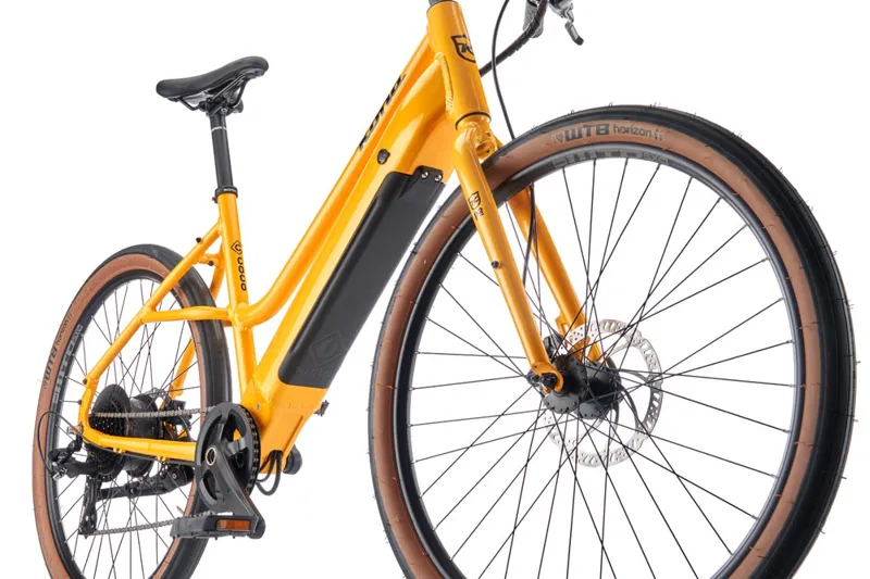 Kona Coco HD Women's 2025 Electric Hybrid Bike - Gloss Metallic Yellow-3