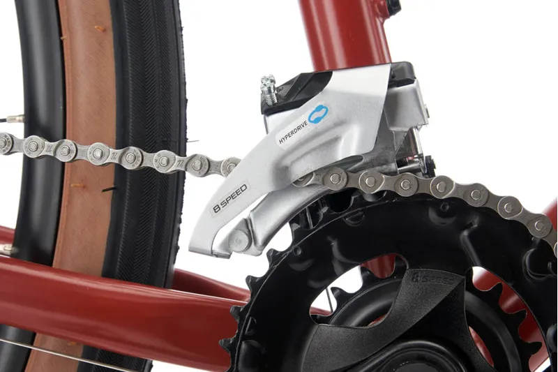 Kona Dew 2024 Hybrid Bike - Satin Bloodstone-4