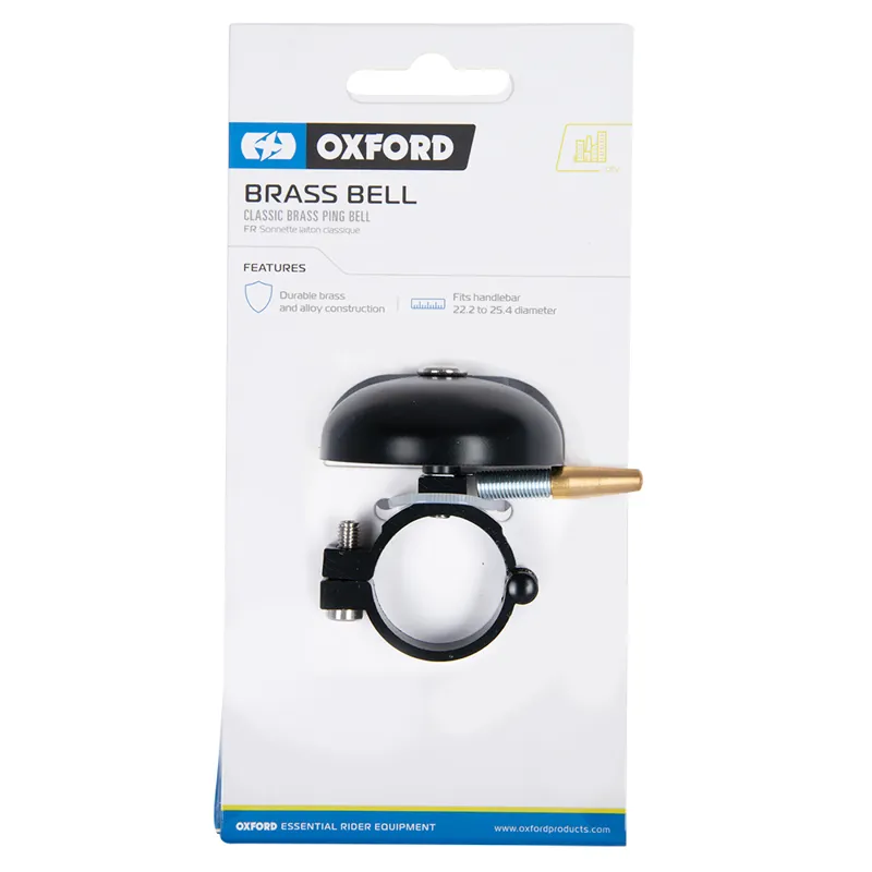 Oxford Classic Brass Ping Bell - Black-3