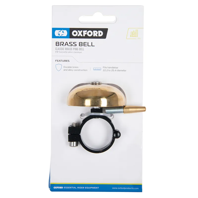 Oxford Classic Brass Ping Bell - Gold-3