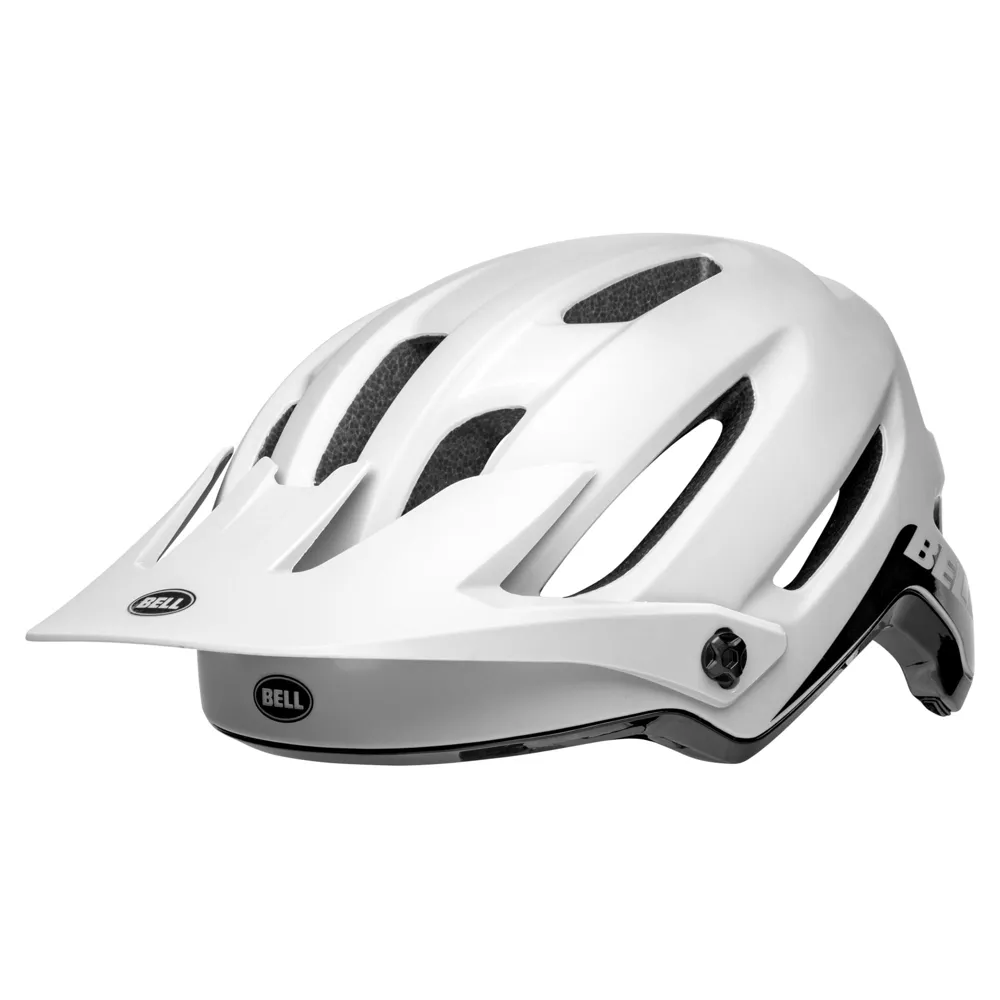 uPRISE Bikes Bell 4Forty MTB Helmet - Cliffhanger Gloss/Matte White/Black | Price match, 365 day returns, 18-Month Warranty, Finance Available & Free UK Delivery