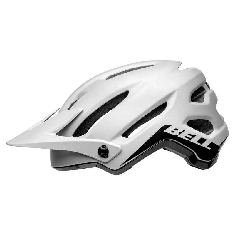 Bell 4Forty MTB Helmet - Cliffhanger Gloss/Matte White/Black -2