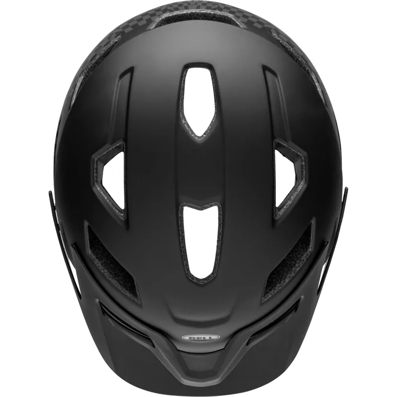 Bell Sidetrack Child Helmet  - 47-54cm - Wavy Checks/Matte Black-5
