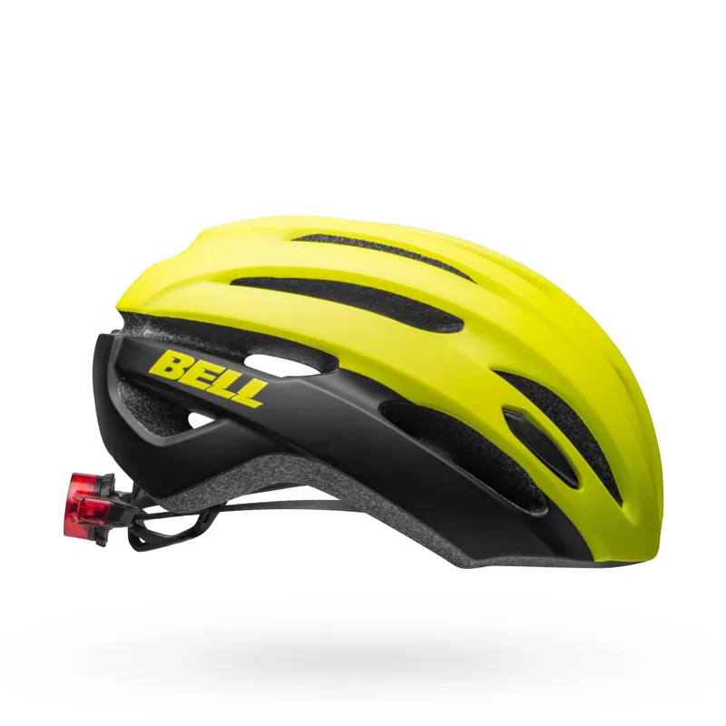 Bell Avenue Led Road Helmet - Matte/Gloss Hi-Viz/Black-3