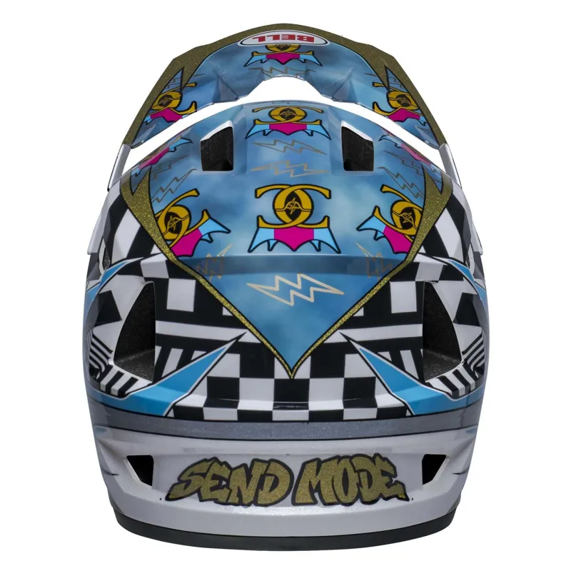 Bell Sanction 2 DLX Mips Full Face Helmet -Caiden 24 Gloss Black/White-2