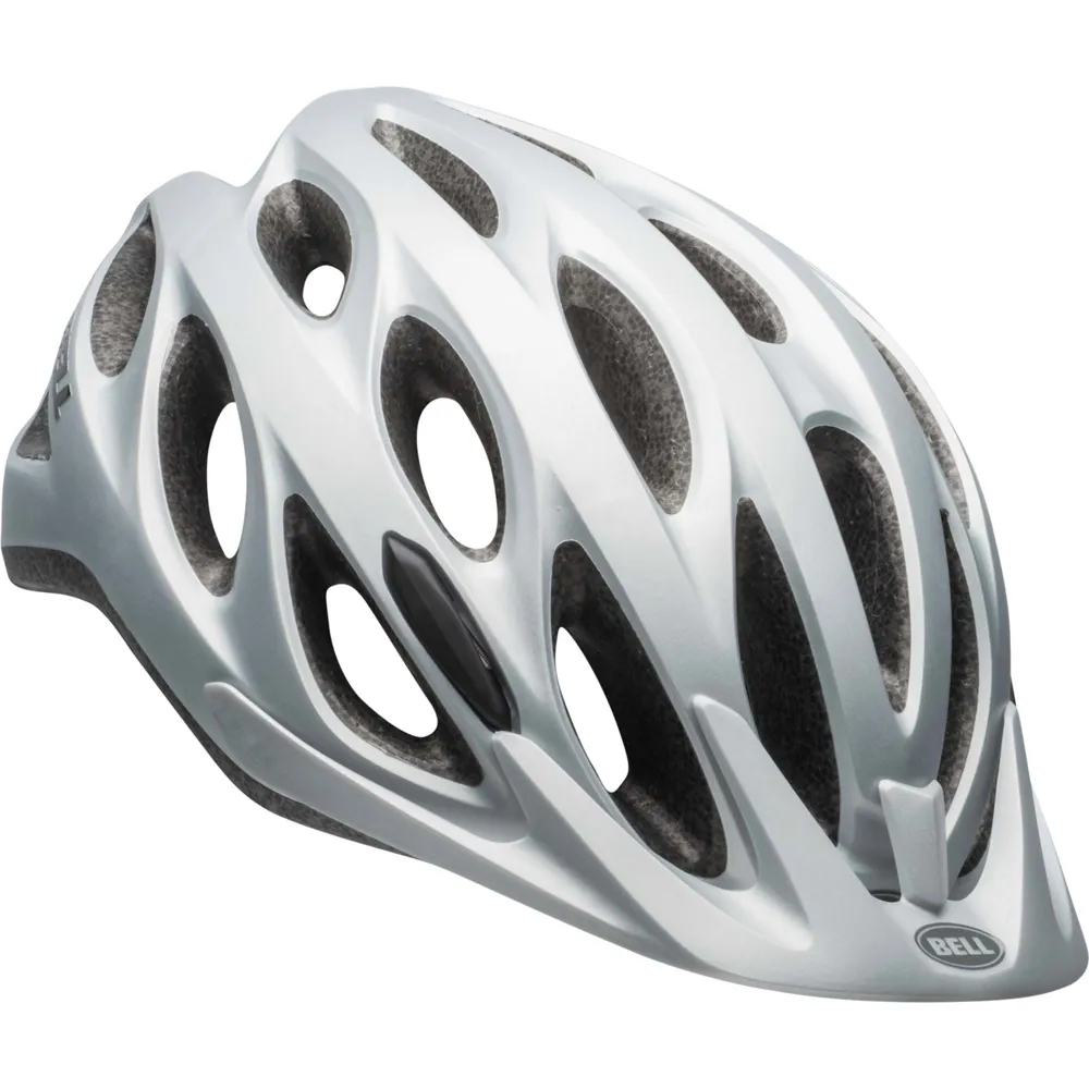 uPRISE Bikes Bell Tracker MTB Helmet - 53-60cm - Matt Silver | Price match, 365 day return s, 18-Month Warranty, Finance Available & Free UK Delivery