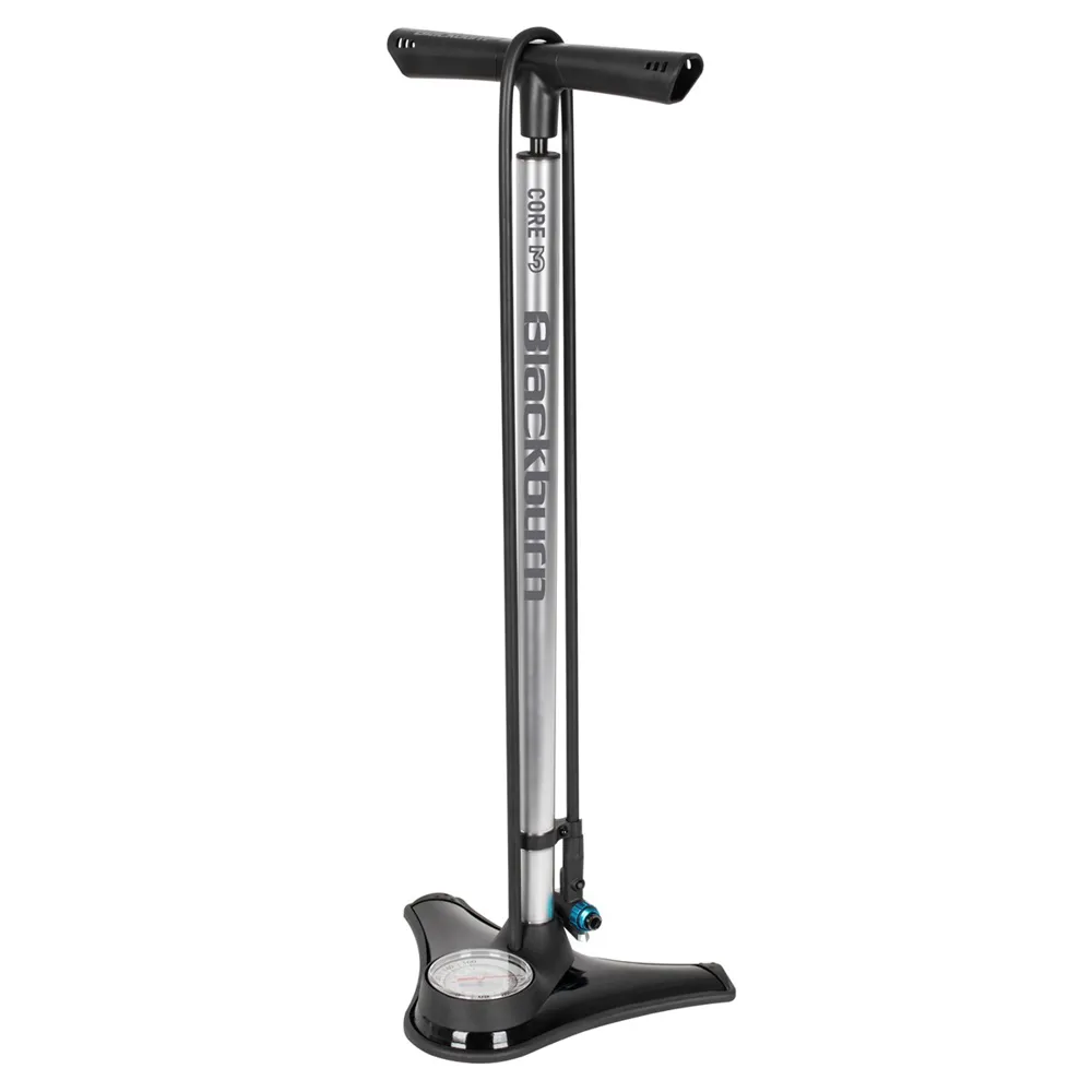 uPRISE Bikes Blackburn Core 3 Floor Pump - Silver | Price match, 365 day return s, 18-Month Warranty, Finance Available & Free UK Delivery