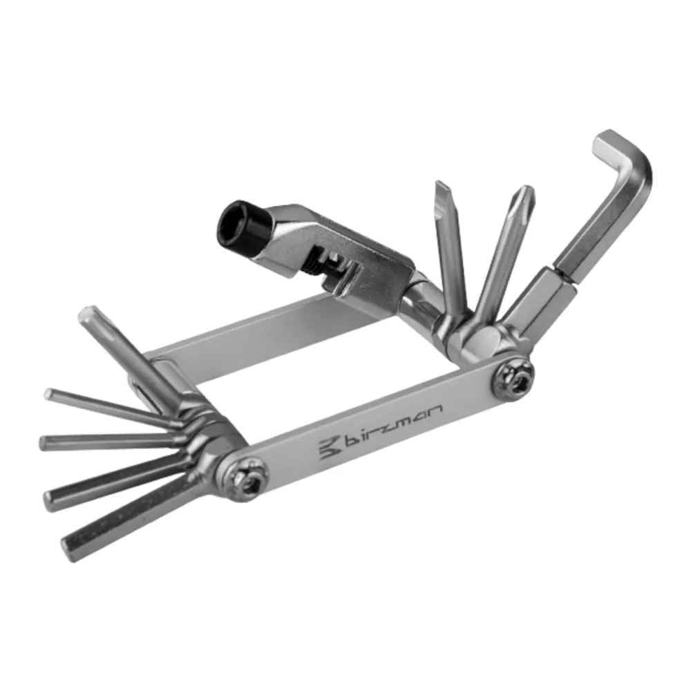uPRISE Bikes Birzman Feexman E-Version 10 Multi-Tool - Silver | Price match, 365 day returns, 18-Month Warranty, Finance Available & Free UK Delivery