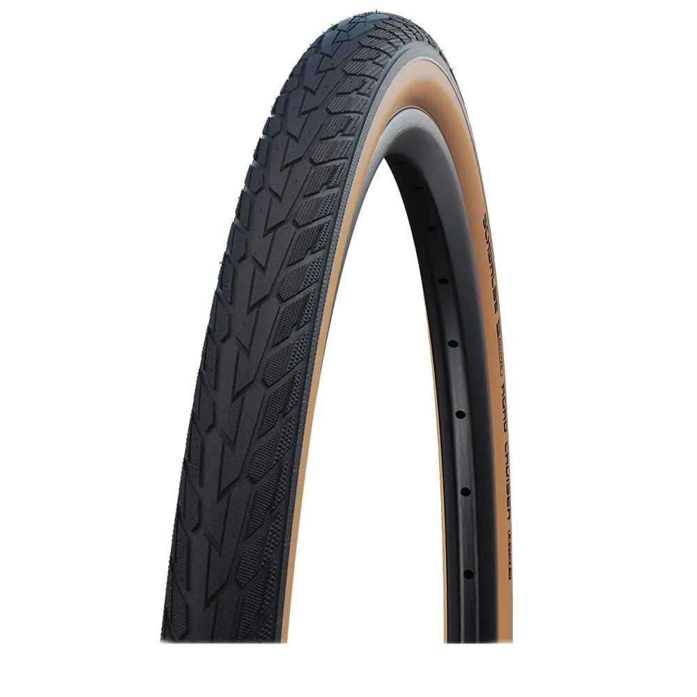 uPRISE Bikes Schwalbe Road Cruiser K-Guard 27 x 1.25 MTB Urban Tyre - Black/Gum | Price match, 365 day return s, 18-Month Warranty, Finance Available & Free UK Delivery