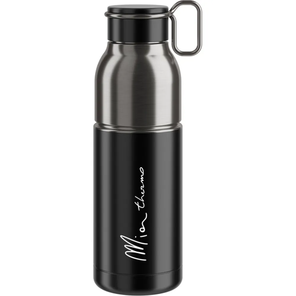 uPRISE Bikes Elite Mia Thermo Stainless Steel Bottle - 550ml - Black/Silver | Price match, 365 day return s, 18-Month Warranty, Finance Available & Free UK Delivery