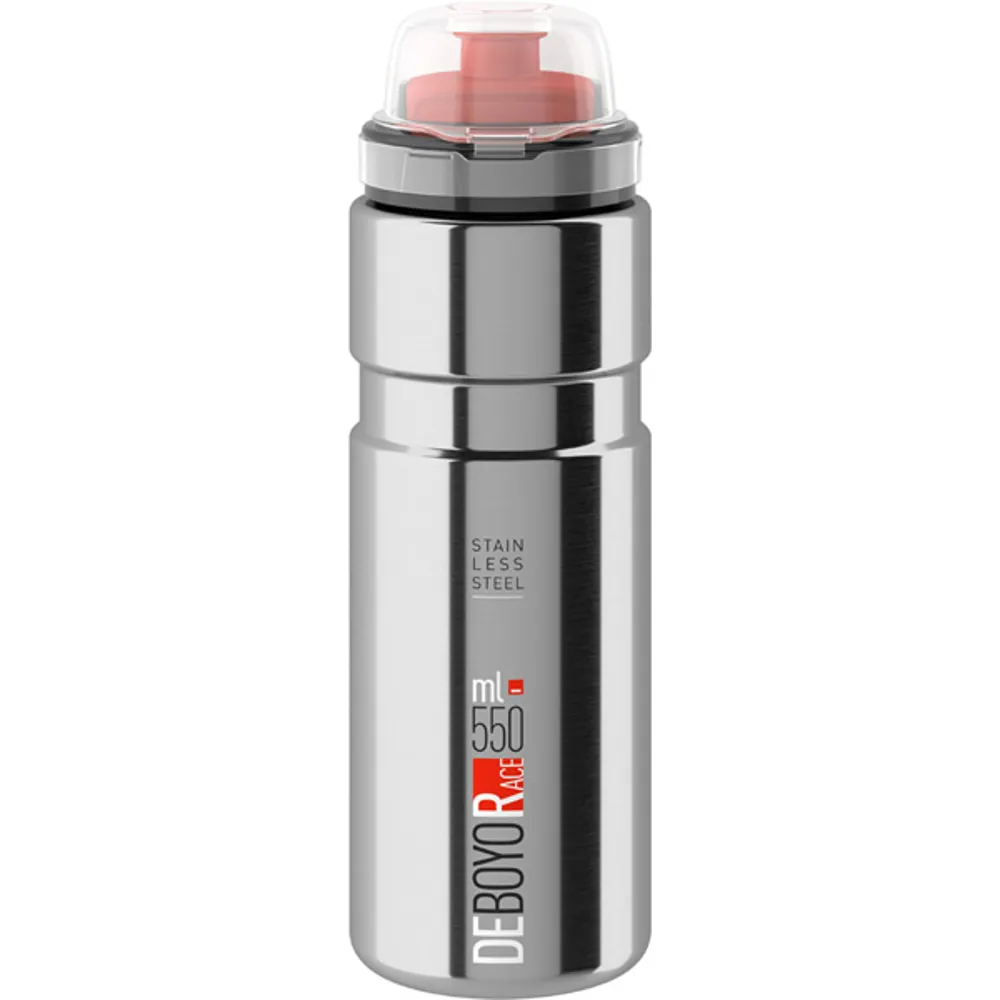 uPRISE Bikes Elite Deboyo Race Stainless Steel Thermal Bottle 500ml - Silver | Price match, 365 day return s, 18-Month Warranty, Finance Available & Free UK Delivery