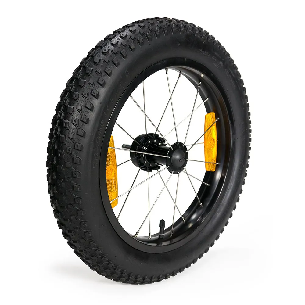 uPRISE Bikes Burley 16 Inch Plus Wheel Kit - Black | Price match, 365 day return s, 18-Month Warranty, Finance Available & Free UK Delivery