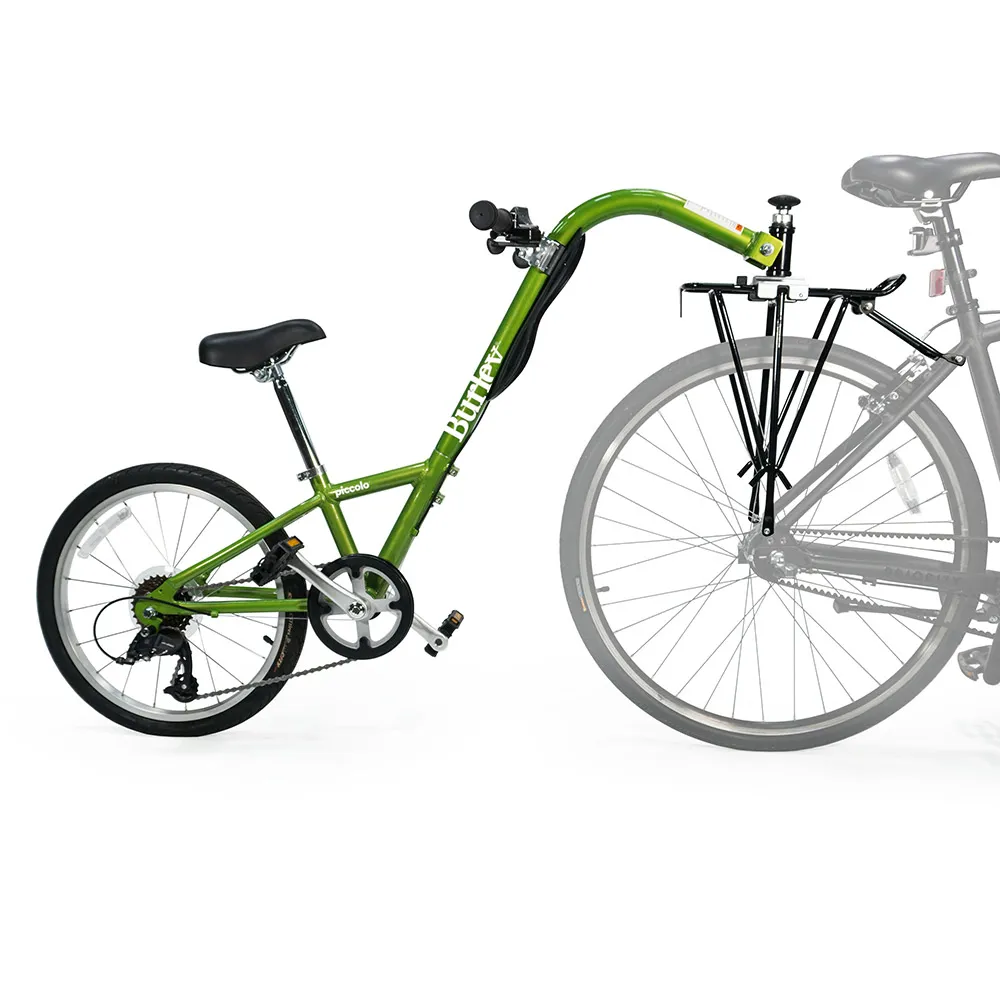uPRISE Bikes Burley Piccolo 7 Speed Tag A Long Trailer Cycle - Green | Price match, 365 day return s, 18-Month Warranty, Finance Available & Free UK Delivery