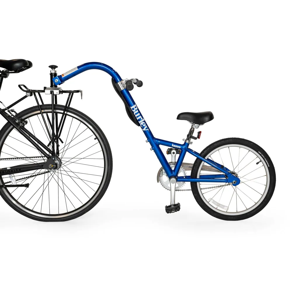 uPRISE Bikes Burley Kazoo Single Speed Tag A Long Trailer Cycle - Blue | Price match, 365 day return s, 18-Month Warranty, Finance Available & Free UK Delivery
