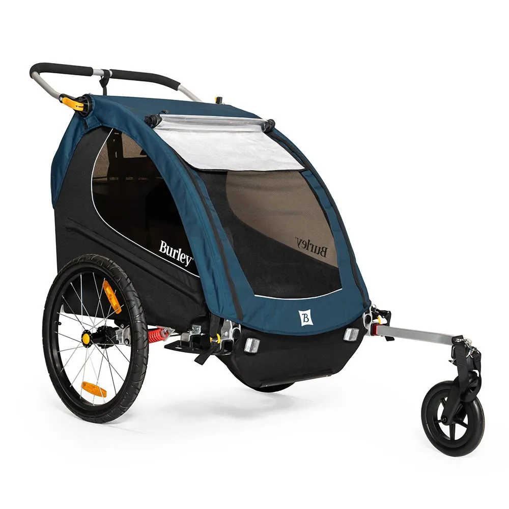 uPRISE Bikes Burley Encore X Child Trailer - Pacific Blue | Price match, 365 day return s, 18-Month Warranty, Finance Available & Free UK Delivery