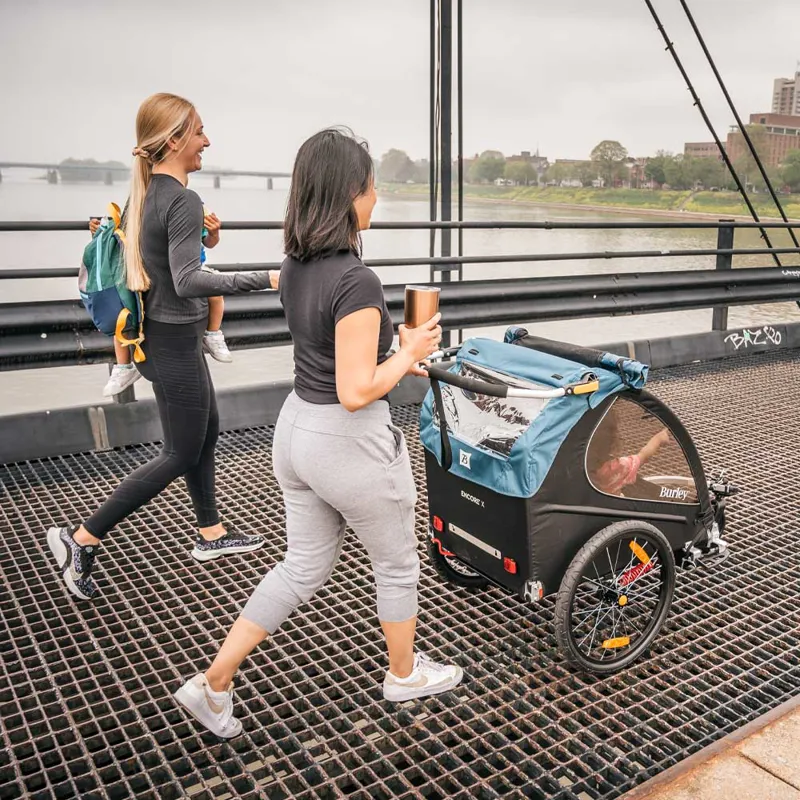 Burley Encore X Child Trailer - Pacific Blue-6