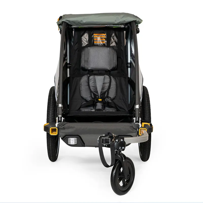 Burley DLite X Child Single Trailer/Stroller - Sage Green-4