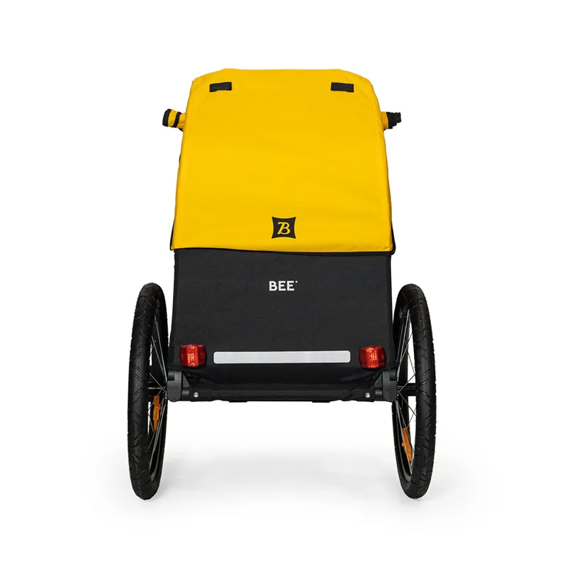 Burley Bee Bike Single Child Trailer - Black/Yellow-1