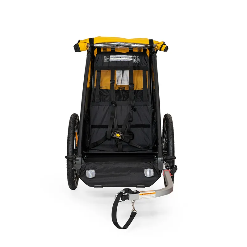 Burley Bee Bike Single Child Trailer - Black/Yellow-2