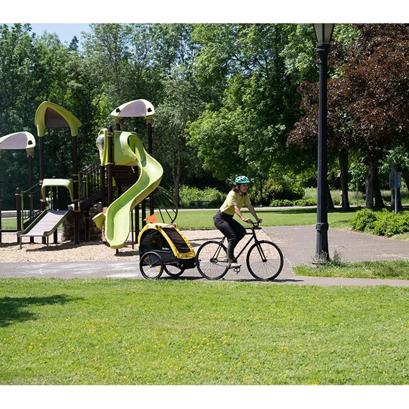 Burley Bee Bike Single Child Trailer - Black/Yellow-6