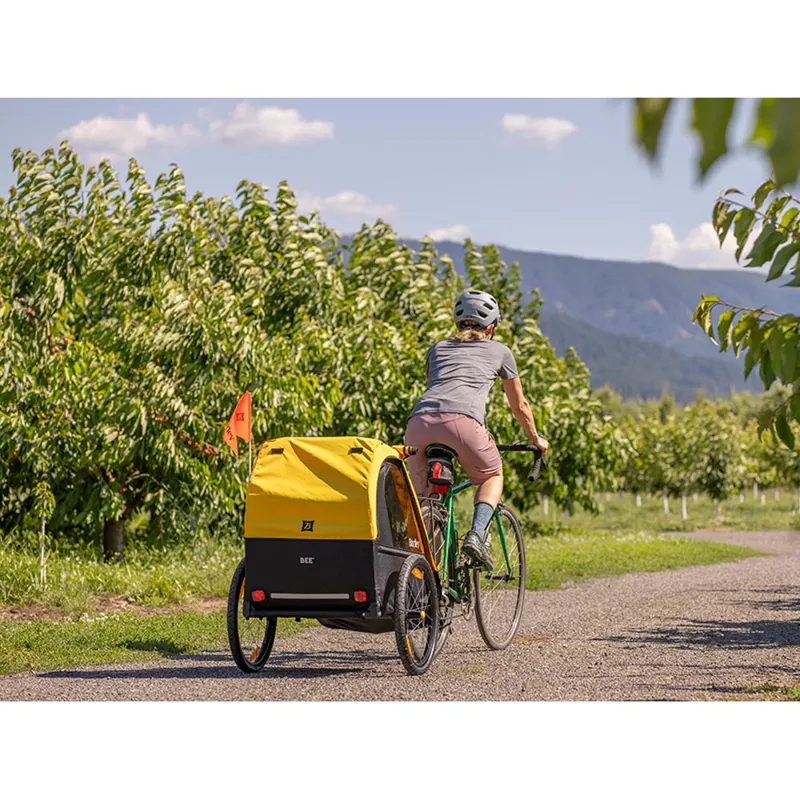 Burley Bee Bike Single Child Trailer - Black/Yellow-8