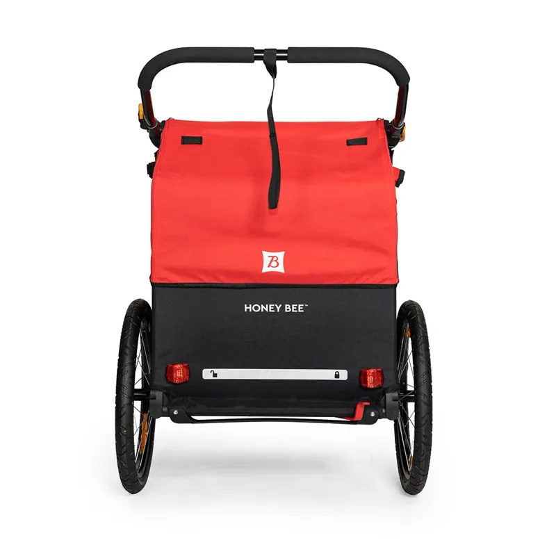 Burley Honey Bee Bike Trailer/Stroller - Red-1