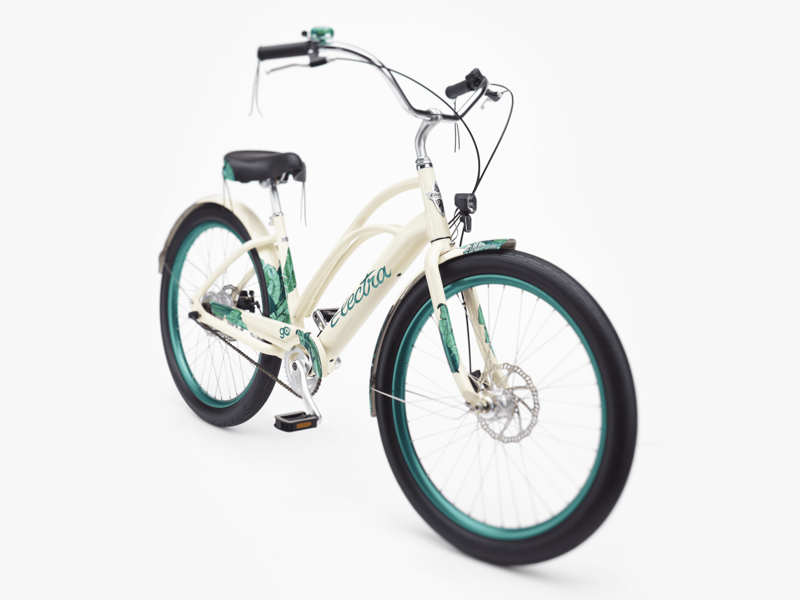 Electra Bali Cruiser Go Step Thru 2025 Women's Electric Cruiser Bike - Sand-1