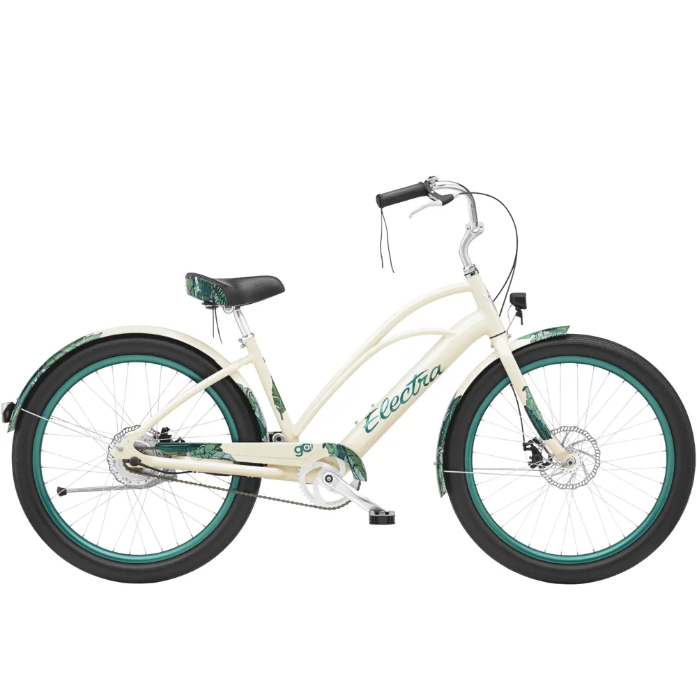 uPRISE Bikes Electra Bali Cruiser Go Step Thru 2025 Women's Electric Cruiser Bike - Sand | Price match, 365 day return s, 18-Month Warranty, Finance Available & Free UK Delivery