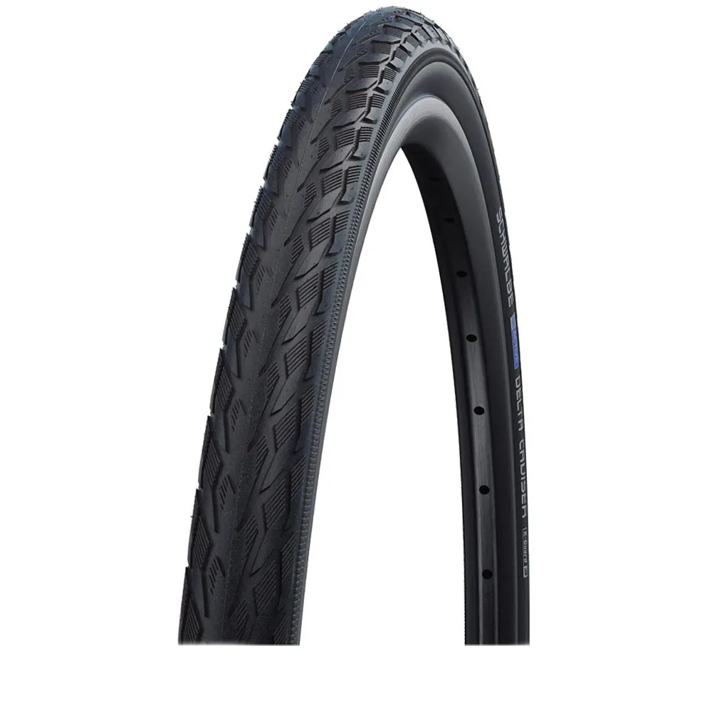 uPRISE Bikes Schwalbe Delta Cruiser Plus Hybrid Bike Tyre - Black | Price match, 365 day return s, 18-Month Warranty, Finance Available & Free UK Delivery