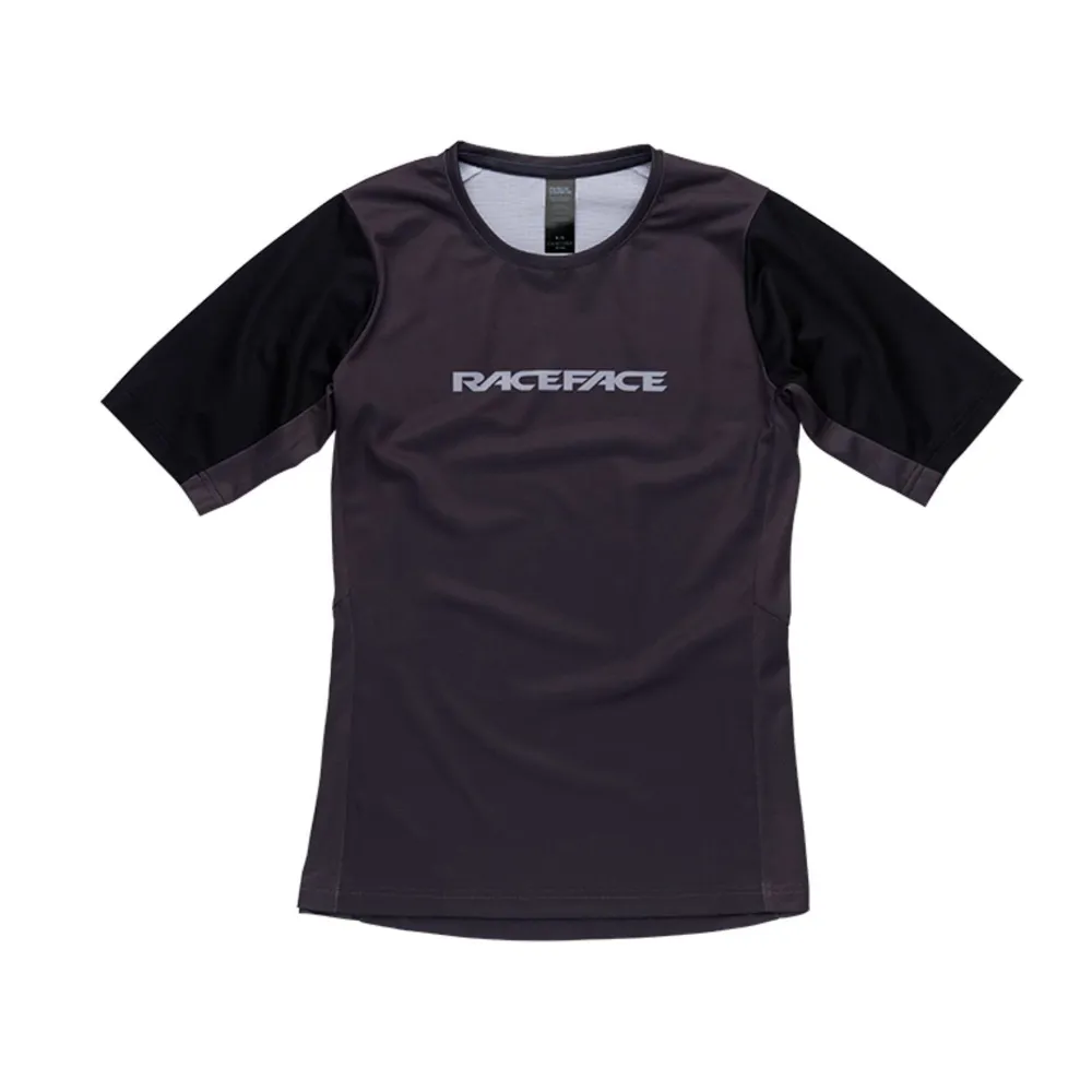uPRISE Bikes Race Face Indy Short Sleeve Women's MTB Jersey - Black | Price match, 365 day return s, 18-Month Warranty, Finance Available & Free UK Delivery
