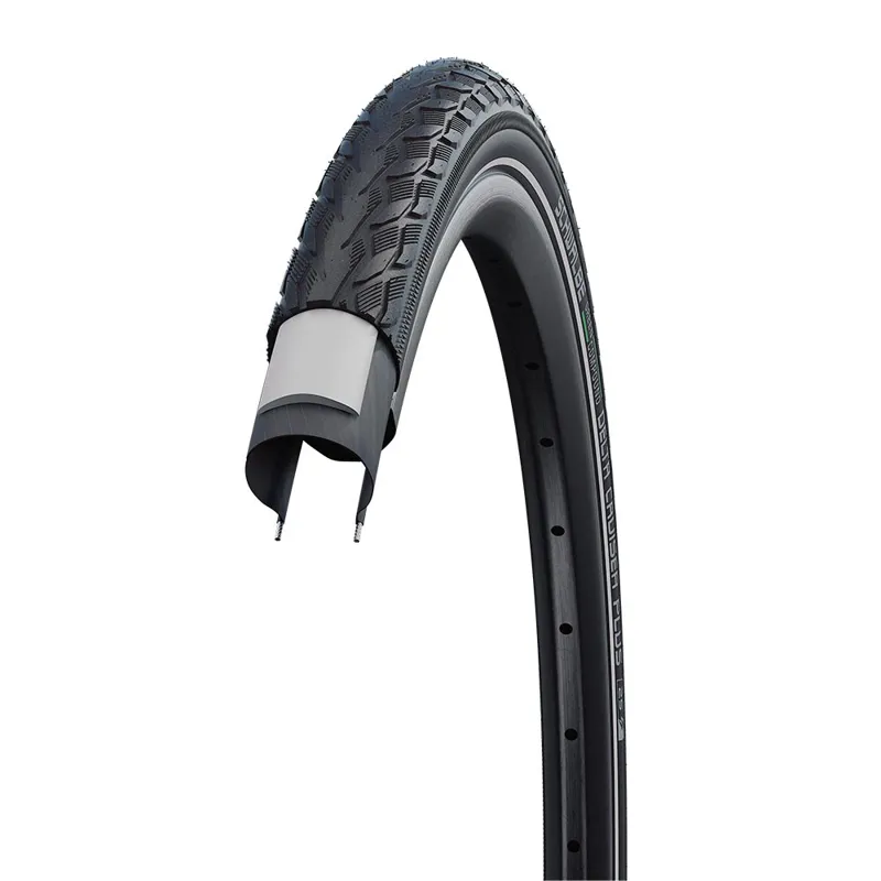 Schwalbe Delta Cruiser Plus Hybrid Bike Tyre - Black-2