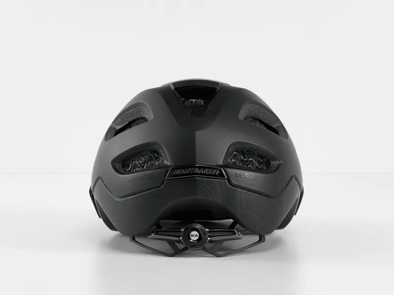 Bontrager Blaze Wavecel MTB Helmet - Black/Dnister Black-2