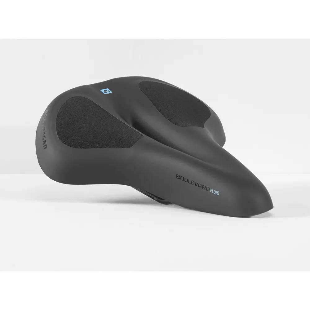 uPRISE Bikes Bontrager Boulevard Fluid Comfort Saddle - Black | Price match, 365 day return s, 18-Month Warranty, Finance Available & Free UK Delivery