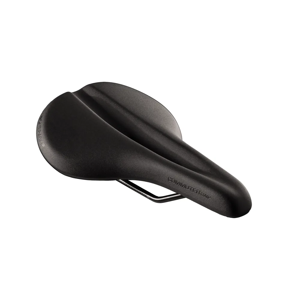 uPRISE Bikes Bontrager Commuter Comp Comfort Saddle - Black | Price match, 365 day return s, 18-Month Warranty, Finance Available & Free UK Delivery