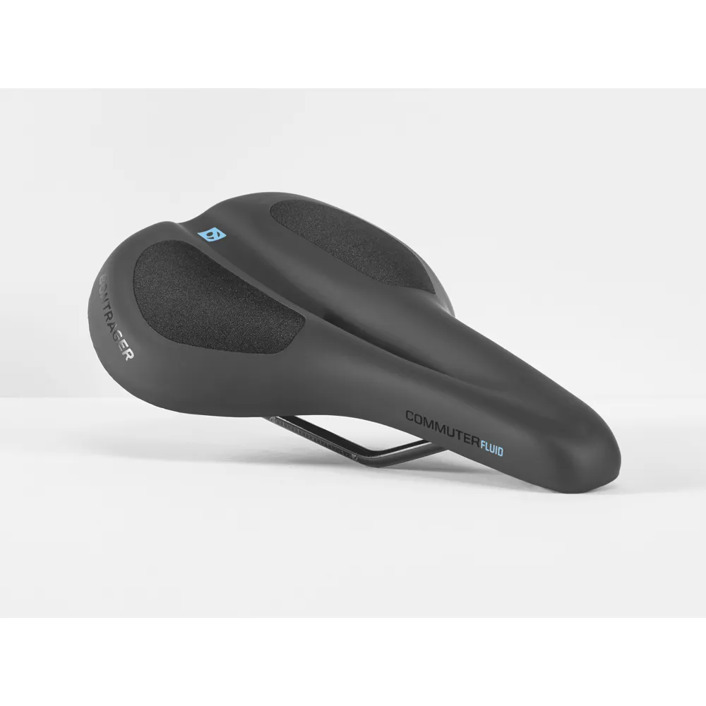 uPRISE Bikes Bontrager Commuter Fluid Comfort Saddle - Black | Price match, 365 day return s, 18-Month Warranty, Finance Available & Free UK Delivery